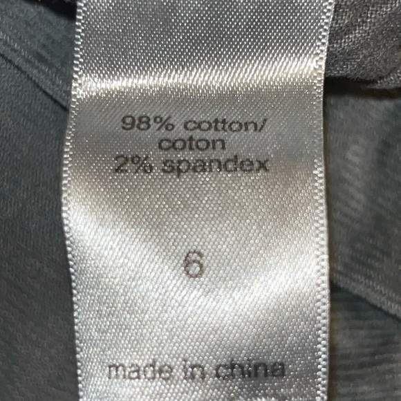 MAURICES Gray Corduroy Button Front Skirt W/Pockets Size 6 NWOT - Picture 4 of 4